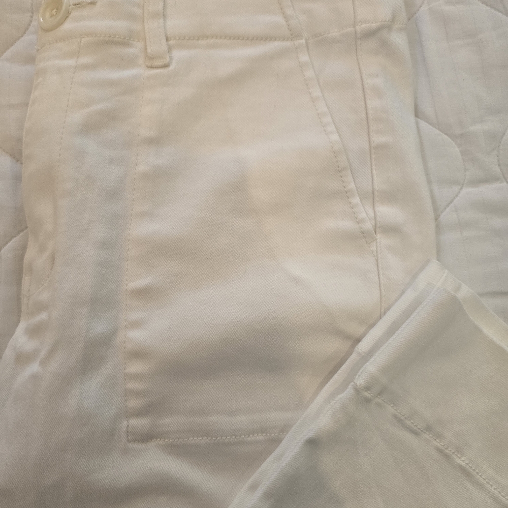Cabi Women's White Wide Leg Pants Size 10 - Picture 4 of 13